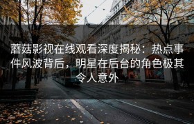 蘑菇影视在线观看深度揭秘：热点事件风波背后，明星在后台的角色极其令人意外